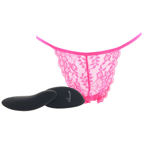 Hot Pink Lace Bikini & Remote Panty Vibe in OS