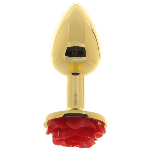 Rear Assets Small Rose Aluminum Plug in Gold/Red