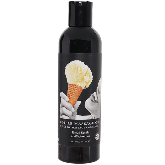 Edible Massage Oil 8oz/236ml in Vanilla