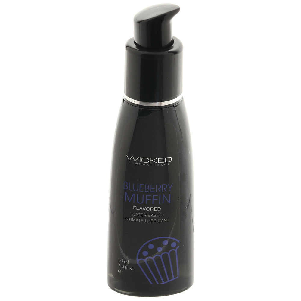 Flavored Water Based Lubricant 2oz/60ml in Blueberry Muffin