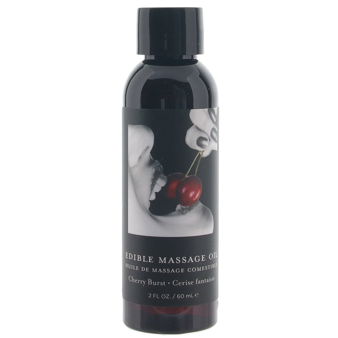 Edible Massage Oil 2oz/60ml in Cherry Burst