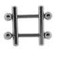 Nipple Grips Crossbar Nipple Vices in Silver