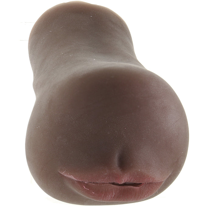 Stroke It Anatomical Mouth Stroker in Brown