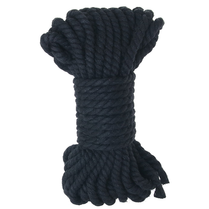 Merci Bind & Tie Hemp 30ft Bondage Rope in Black