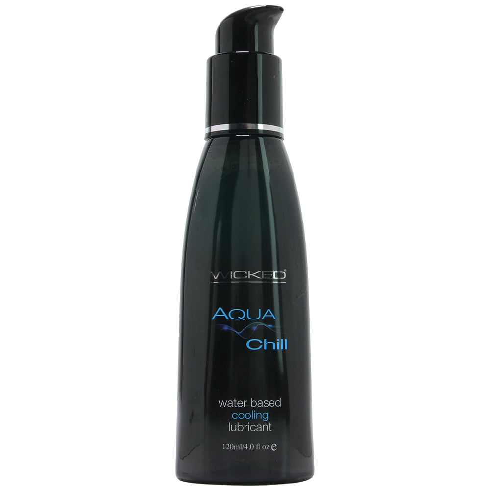 Aqua Chill Cooling Water Based Lube in 4oz/120ml