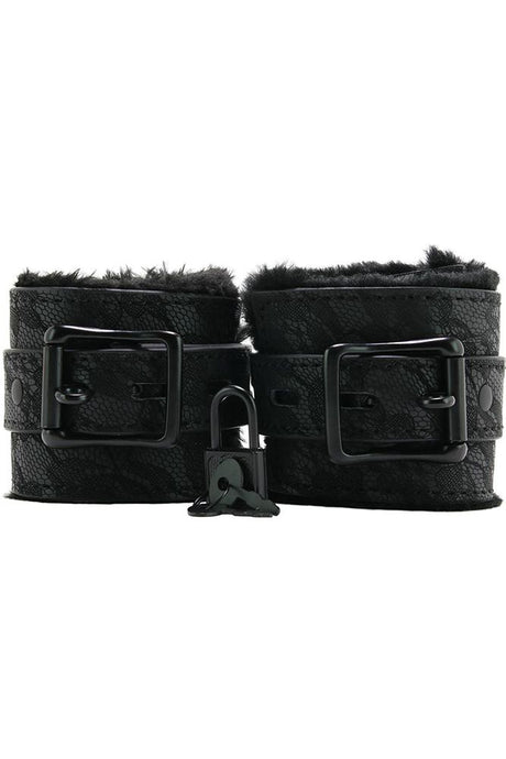Sincerely Fur Lined Lace Handcuffs