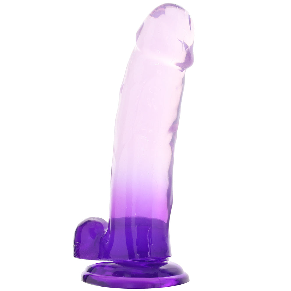 King Cock 7 Inch Ballsy Dildo in Purple
