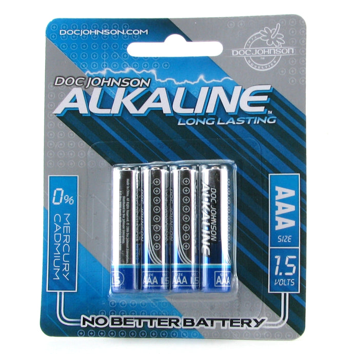 Alkaline AAA Long Lasting Batteries 4 Pack