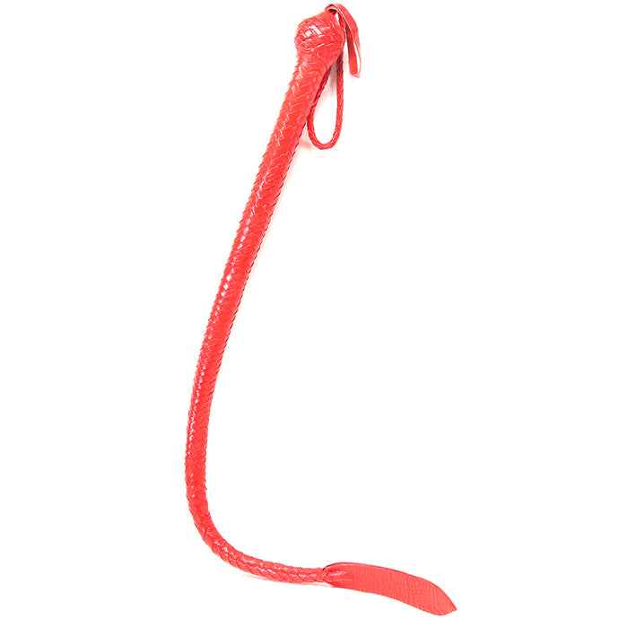 Red Leather Devil's Tail Whip