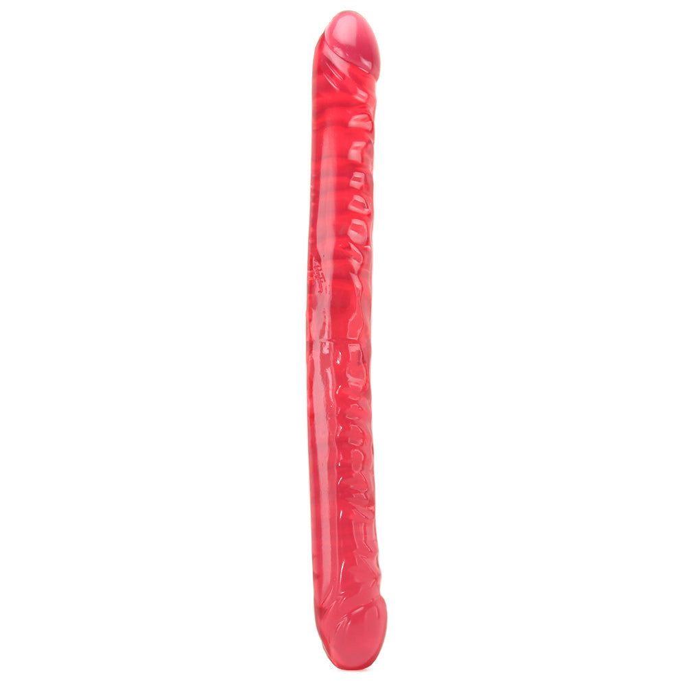 Crystal Jellies 18 Inch Double Dong in Pink