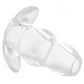 Master Series Clear View Hollow Anal Plug