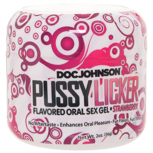 Pussy Licker Strawberry Oral Sex Gel in 2oz/56.6g
