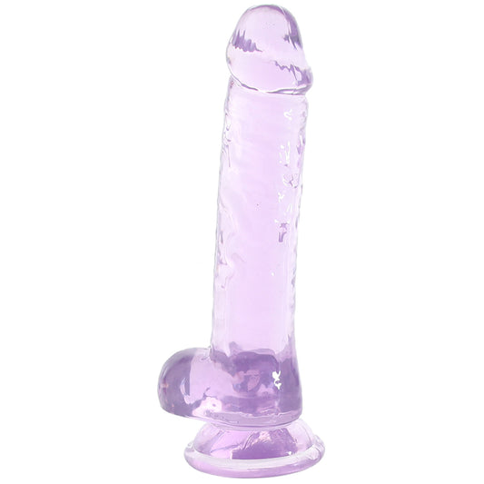 Naturally Yours 7 Inch Crystalline Dildo in Amethyst