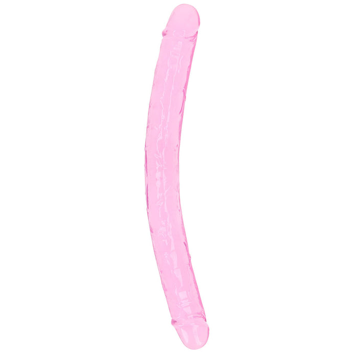 RealRock Crystal Clear Jelly 13 Inch Double Dildo