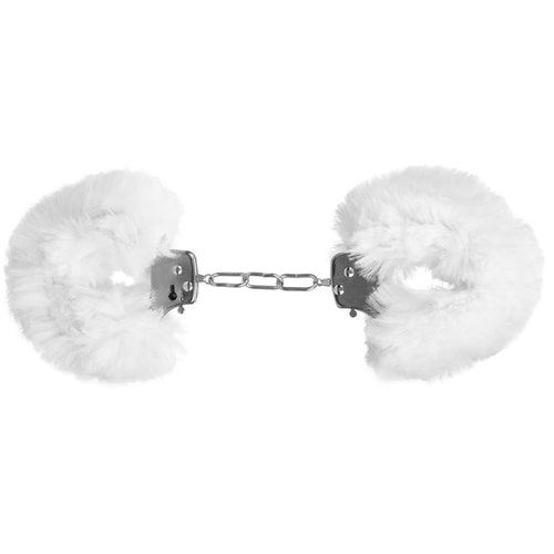 Ultra Fluffy Furry Cuffs in White