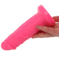 Dillio 6 Inch Chub Dildo in Hot Pink