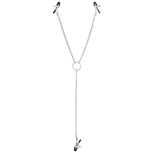 nipple play Triple Intimate Clamps in Silver