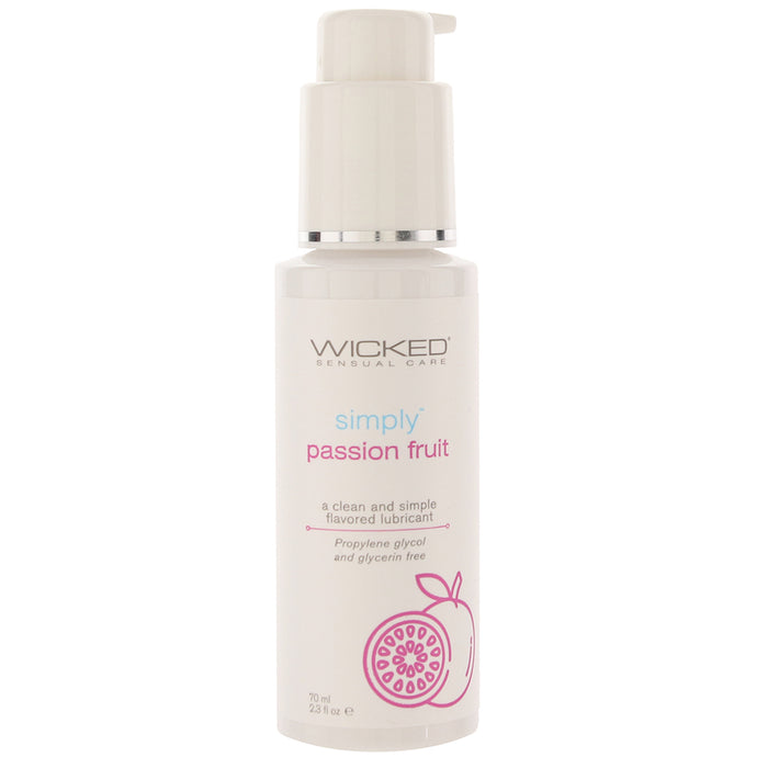 Simply Passion Fruit Flavored Lube in 2.3oz/68ml