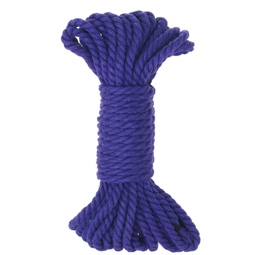Merci Bind & Tie Hemp 30ft Bondage Rope in Purple