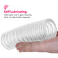Rize Ribz Self Lubricating Stroker in Glow in the Dark