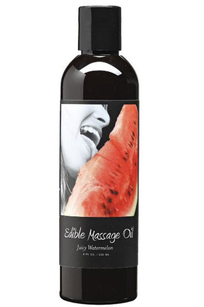 Edible Massage Oil 2oz/60ml in Juicy Watermelon