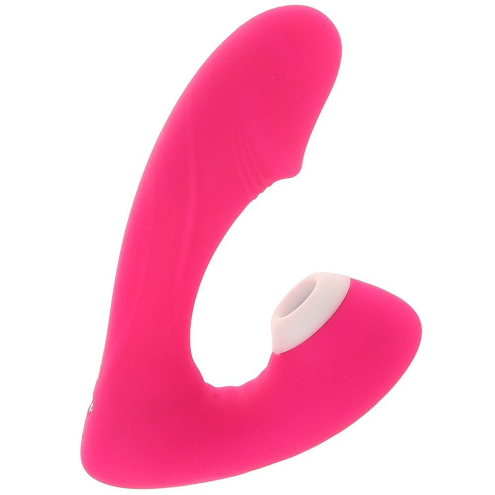 Together Internal Kisses Suction Vibe in Pink