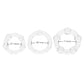 Island Rings Set in Clear
