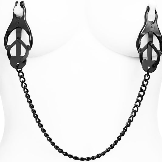 Master Series Monarch Noir Chained Clover Clamps