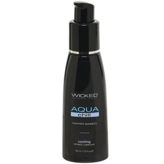Aqua Chill Cooling Water Based Lube in 2oz/60mL
