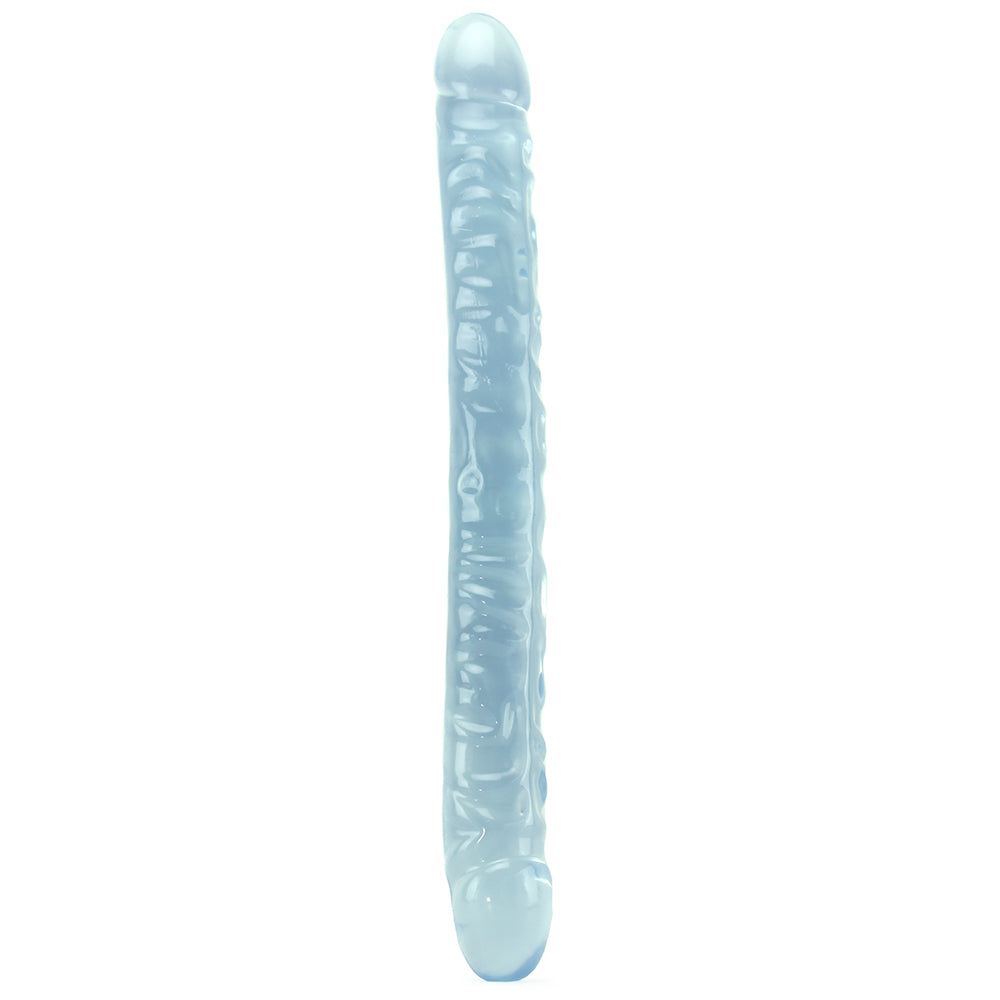 Crystal Jellies 18 Inch Double Dong in Clear